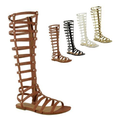 high leg gladiator sandals uk