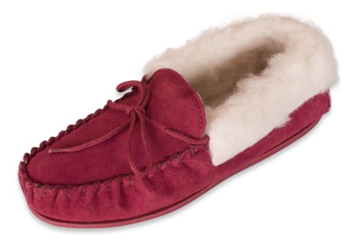 womens sheepskin moccasin slippers