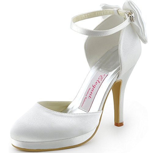 white satin wedding shoes uk