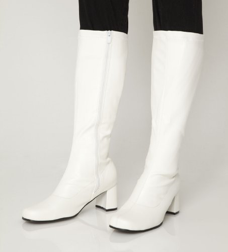 white knee high boots uk