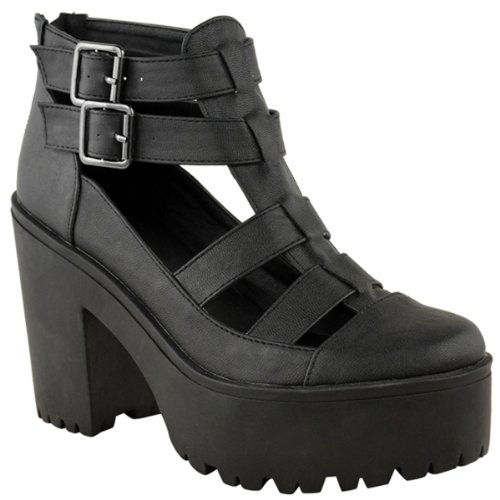 womens chunky boots uk