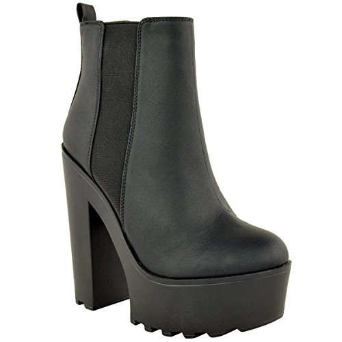 womens chunky boots uk