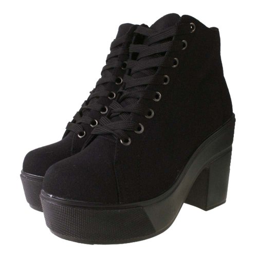 canvas lace up boots womens