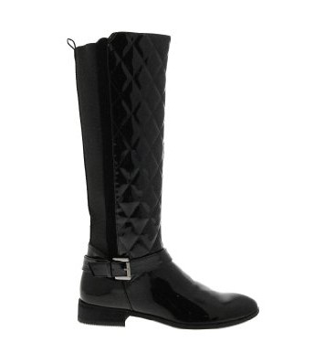 wide calf black boots uk