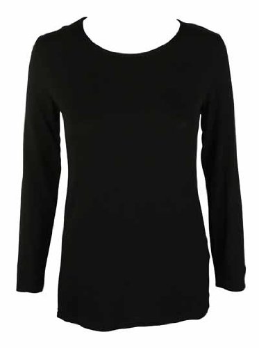 ladies plain black t shirt