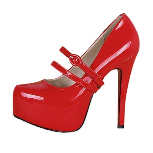 Shoes UK NEXT DAY DELIVERY (UK9, Red 