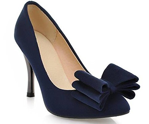 navy bow heels