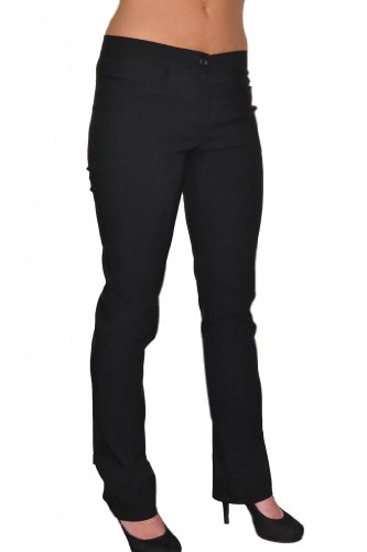 1415-1-School-Office-Stretch-Straight-Trousers-with-Pockets-Black-14-0-2