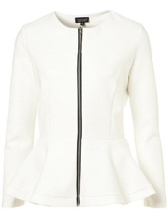 2014-Women-White-Long-Sleeves-Black-Zipper-High-Ruffle-Waist-Peplum-Coat-Jacket-0