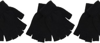 3-Pairs-Ladies-Black-Magic-Fingerless-Gloves-One-Size-0