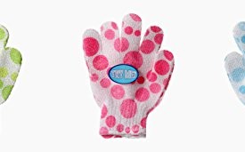 3-Pairs-Ladies-Exfoliating-Spotty-Scrub-Gloves-Assorted-Colours-0