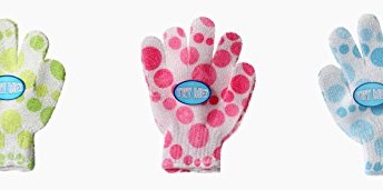 3-Pairs-Ladies-Exfoliating-Spotty-Scrub-Gloves-Assorted-Colours-0