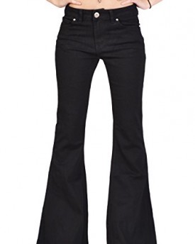 60s-70s-Flares-Bell-Bottom-Wide-Flared-Jeans-Black-16-0