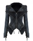 9Fox-Womens-Punk-Studded-Jacket-Peak-Power-Shoulder-Denim-Jean-Tuxedo-Coat-Blazer-Jacket-XL-Grey-0
