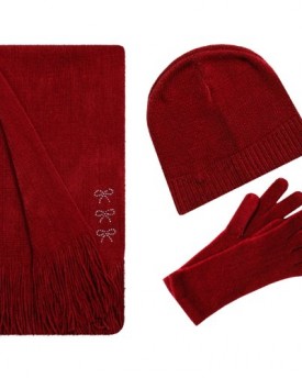 A138Ladies-Soft-3-Piece-Winter-Gift-Set-Hat-Glove-and-Scarf-Set-with-Diamante-detail-in-Black-Cream-or-Red-PERFECT-GIFT-SET-RED-0