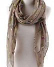 A168-Ladies-Colorful-Printed-Swallow-Birds-Butterflies-Scarf-Brown-0