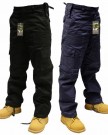 Adults-Black-or-Navy-Army-Combats-Cargo-Trousers-Sizes-30-50-30W-32L-Black-0