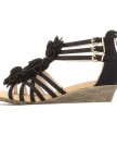 Alexis-Leroy-Womens-Shoes-Fashion-Wedge-Heel-T-straps-Buckle-Roman-Sandals-Black-Size-6-0-1