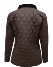 Amber-Apparel-Ladies-Quilted-Padded-Button-Zip-Jacket-Coat-Top-Chocolate-Brown-16-0-0