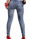Amour-New-Stylish-Ladys-Print-Leggings-Pants-Tights-Jeans-FG9066Gray-Denim-0-0