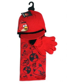 Angry-Birds-Scarf-Hat-and-Glove-Set-for-Boys-and-Girls-3-5-yrs-Red-0
