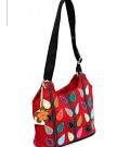 Anh-And-Art-Ladies-Handmade-Unique-Canvas-Cross-Body-Bag-Decorated-With-Woodland-Pattern-in-Red-0-0