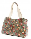 Anladia-All-Style-Oilcloth-Shoulder-Bag-Tote-Shopper-Day-Bag-Faux-Leather-Bottom-Canvas-Strap-Women-Handbag-0
