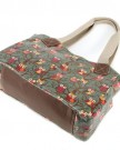 Anladia-All-Style-Oilcloth-Shoulder-Bag-Tote-Shopper-Day-Bag-Faux-Leather-Bottom-Canvas-Strap-Women-Handbag-0-2