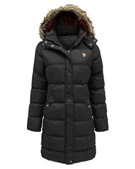 BRAVE-SOUL-LADIES-FUR-HOODED-QUILTED-PADDED-LONG-PARKA-JACKET-COAT-BLACK-18-0