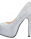Beautiful-Sparkling-55-Inches-High-Heel-Platform-Wedding-Party-ShoesUK5Silver-0