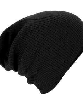 Beechfield-Unisex-Slouch-Winter-Beanie-Hat-One-Size-Black-0