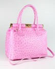 Belli-The-Bag-L-Womens-Italian-Genuine-Leather-Handbag-Satchel-Bag-Ostrich-Embossing-rosa-pink-29x24x16-cm-W-x-H-x-D-0-1