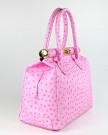 Belli-The-Bag-L-Womens-Italian-Genuine-Leather-Handbag-Satchel-Bag-Ostrich-Embossing-rosa-pink-29x24x16-cm-W-x-H-x-D-0-2