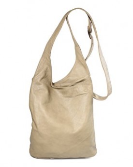 Belli-Womens-Italian-Genuine-Nappa-Leather-Shoulder-Bag-Cross-Over-Bag-Taupe-24x28x8-cm-W-x-H-x-D-0