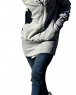 Bepei-Womens-Fashion-Double-Zip-Designer-Ladies-Hoodies-Sweatshirt-Top-Sweater-Jacket-Coat-Grey-M-0-0