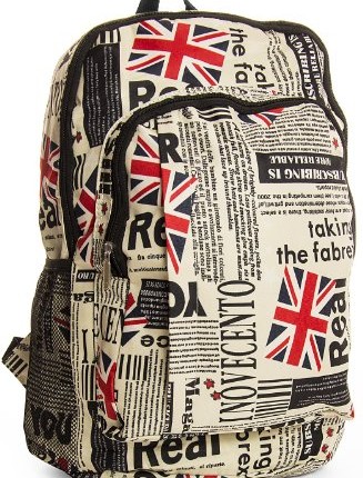Big-Handbag-Shop-Large-Union-Jack-Flag-Newspaper-Waterproof-Backpack-Bag-183-News-0