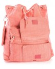 Big-Handbag-Shop-Unisex-Lightweight-Fabric-Small-Drawstring-Backpack-Duffel-Bag-RA-015K-Navy-0-3