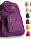 Big-Handbag-Shop-Unisex-Lightweight-Small-Fabric-Backpack-Bag-SB013K-Teal-0-5