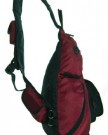 Big-Handbag-Shop-Unisex-Monostrap-Cycling-Cross-Body-Messenger-Gym-School-Travel-Backpack-Rucksack-070-Deep-Red-0-1