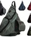Big-Handbag-Shop-Unisex-Monostrap-Cycling-Cross-Body-Messenger-Gym-School-Travel-Backpack-Rucksack-070-Deep-Red-0-7