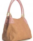 Big-Handbag-Shop-Womens-Medium-Multi-Pockets-Shoulder-Handbag-278-Peach-0