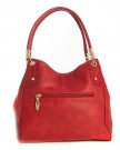 Big-Handbag-Shop-Womens-Medium-Multi-Pockets-Shoulder-Handbag-278-Peach-0-3