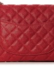 Big-Handbag-Shop-Womens-Medium-Quilted-Gold-Chain-Shoulder-Bag-6020-Red-0-2