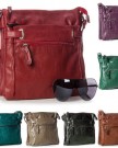 Big-Handbag-Shop-Womens-Multi-Pocket-Medium-Messenger-Shoulder-Bag-829-Beige-0-5
