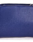 Big-Handbag-Shop-Womens-Shimmery-Mini-Structure-Satchel-bag-9510-Blue-Navy-0-0