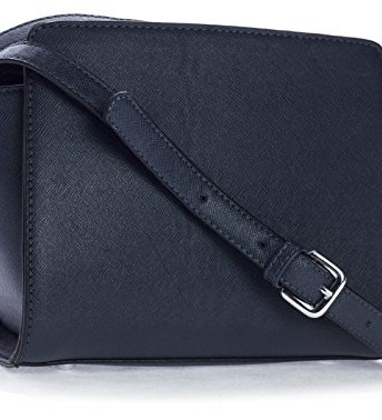 Big-Handbag-Shop-Womens-Shimmery-Mini-Structure-Satchel-bag-9510-Blue-Navy-0