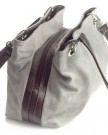 Big-Handbag-Shop-Womens-Small-Twin-Top-Multi-Zip-Pockets-Suede-Leather-Shoulder-Bag-3MP-Teal-Blk-0-0