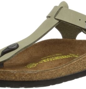 Birkenstock-Kairo-Birko-Flor-Style-No-47211-Unisex-Thong-Sandals-Khaki-Nubuk-EU-37-normal-width-0