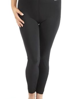 Bohn-Ankle-Length-Ladies-Swim-Leggings-Size-14-Black-0