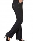 Bonmarche-Womens-Boot-Leg-Stretch-Denim-Jeans-Black-Size-16-0-2